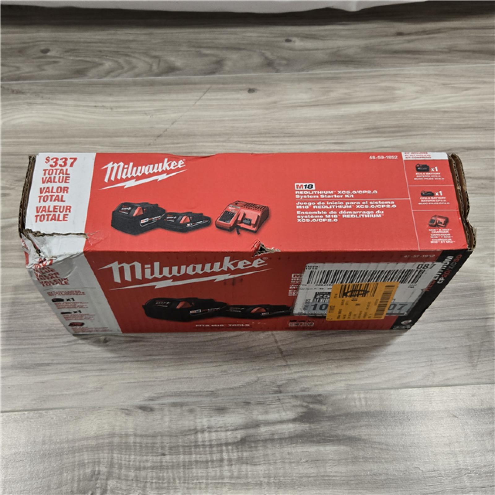 NEW! - Milwaukee M18 18-Volt Lithium-Ion Starter Kit