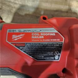 HOUSTON LOCATION - AS - IS Milwaukee FUEL 18-Volt Lithium-Ion Brushless Cordless Coil Roofing Nailer (Tool Only)