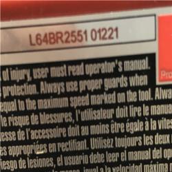 AS-IS Milwaukee FUEL 18V Lithium-Ion Brushless Cordless 4-1/2 in./5 in. Grinder w/Paddle Switch (Tool-Only)