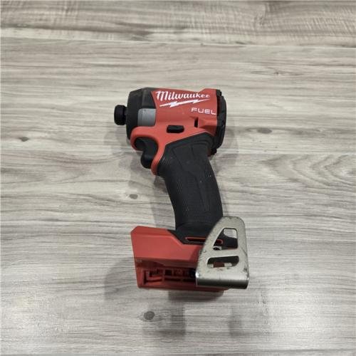 AS-IS Milwaukee 2953-20 18V Lithium-Ion Brushless Cordless 1/4   Hex Impact Driver Bare Tool  Red