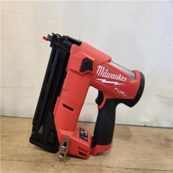 AS-IS- M12 FUEL 12-Volt Lithium-Ion Brushless Cordless 18-Guage Compact Brad Nailer (Tool Only)