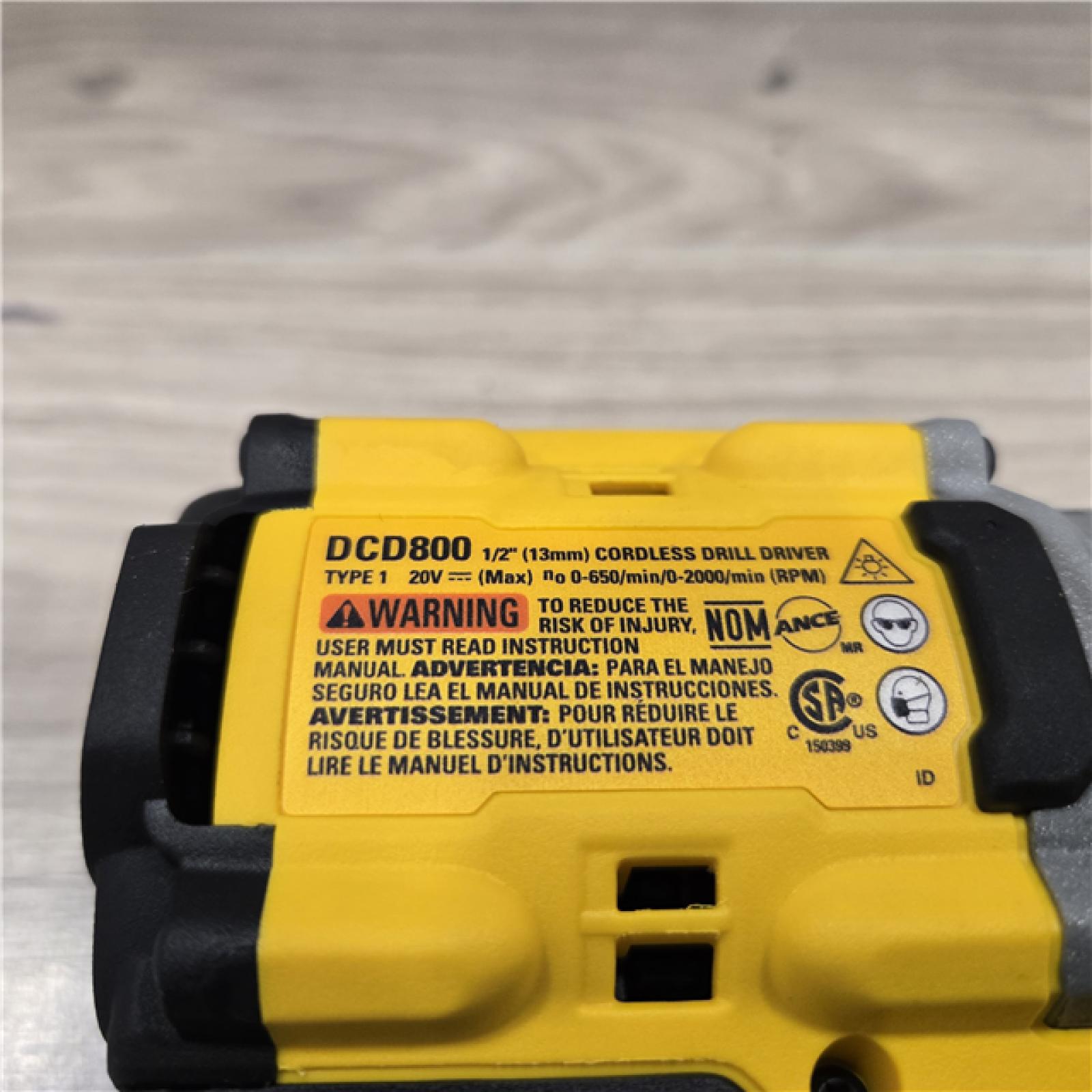 AS-IS DEWALT 20V MAX XR Brushless Cordless 1/2 Drill/Driver Kit