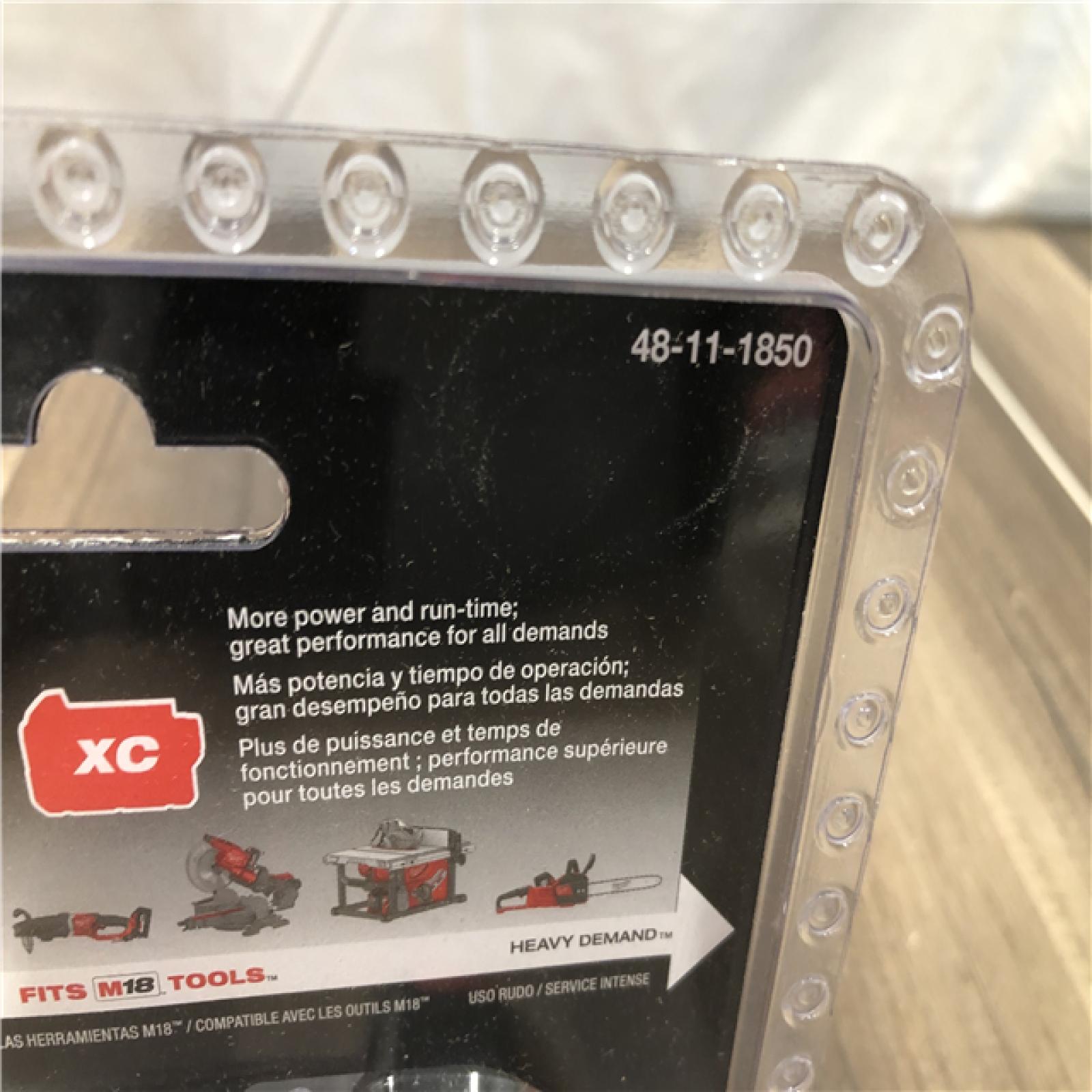 NEW- Milwaukee 18-Volt 5.0 Ah Lithium-Ion XC Extended Capacity Battery Pack