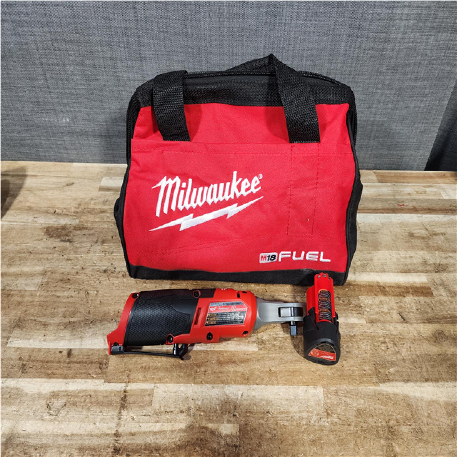 Houston Location AS-IS Milwaukee FUEL Ratchet and Battery