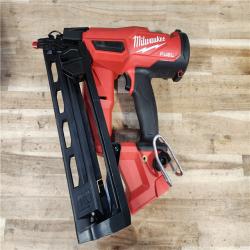 HOUSTON LOCATION - AS-IS Milwaukee  FUEL 18-Volt Lithium-Ion Brushless Cordless Gen II 16-Gauge Angled Finish Nailer (Tool-Only)