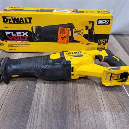AS-IS  DeWalt DCS389B FLEXVOLT 60V MAX Cordless Brushless Reciprocating Saw (Tool-Only)