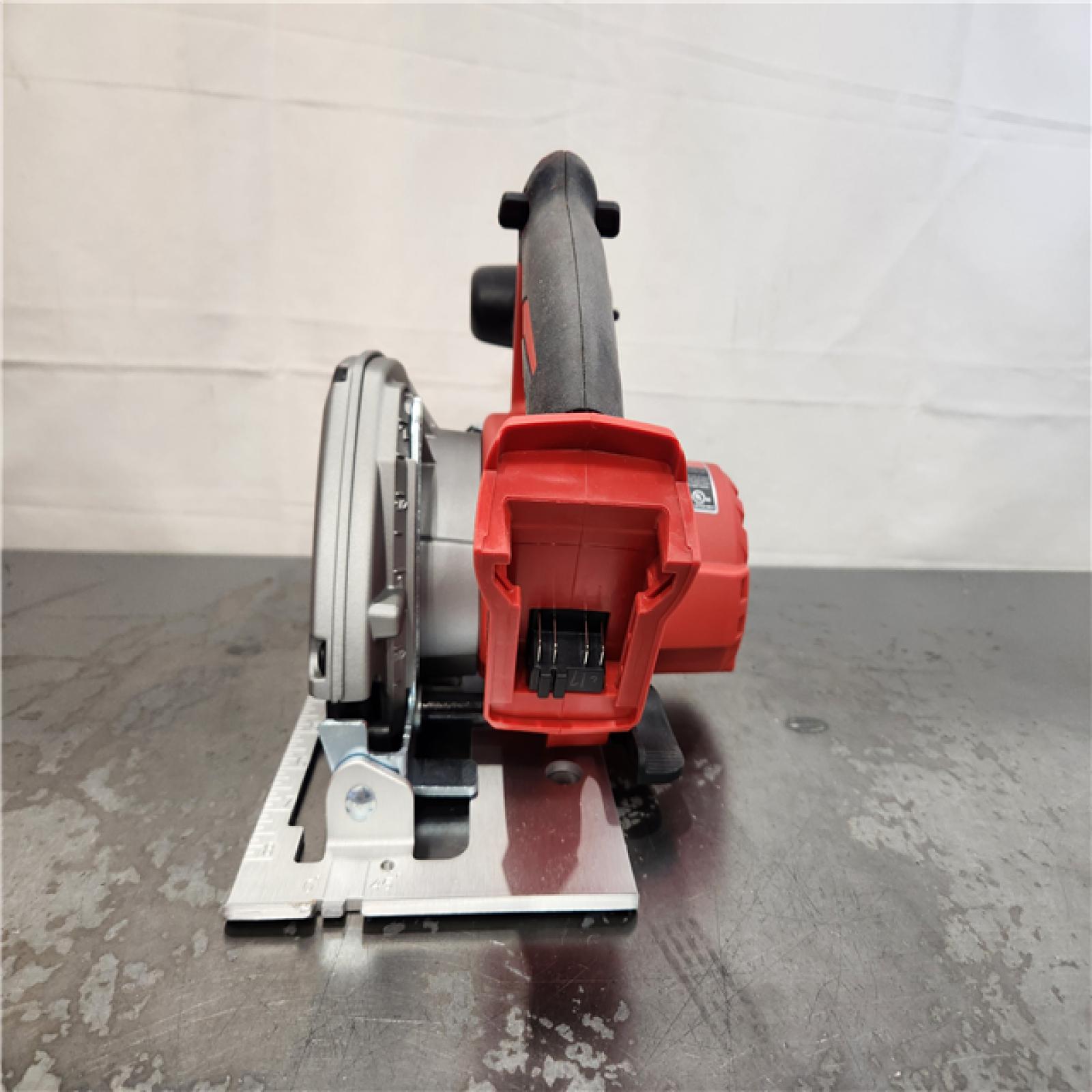 AS-IS- Milwaukee 18V Lithium-Ion Cordless 6-1/2 in. Circular Saw (Tool-Only)