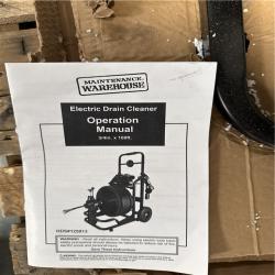 California AS-IS Electric Drain Cleaner