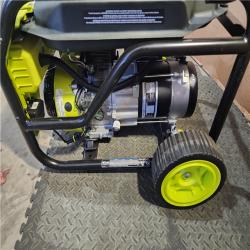 HOUSTON LOCATION - AS-IS RYOBI Carb Compliant Recoil Start Gasoline Powered Portable Generator with CO Shutdown Sensor