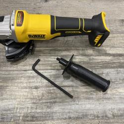 AS-IS DEWALT 20V MAX Cordless Brushless 4-1/2 in. Angle Grinder with Paddle Switch (Tool Only)