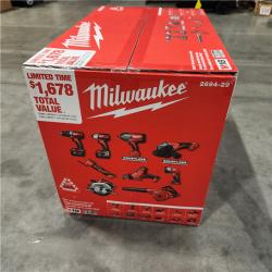 NEW- M18 18-Volt Lithium-Ion Cordless Combo Kit (9-Tool) with (2) Batteries, Charger, and Tool Bag
