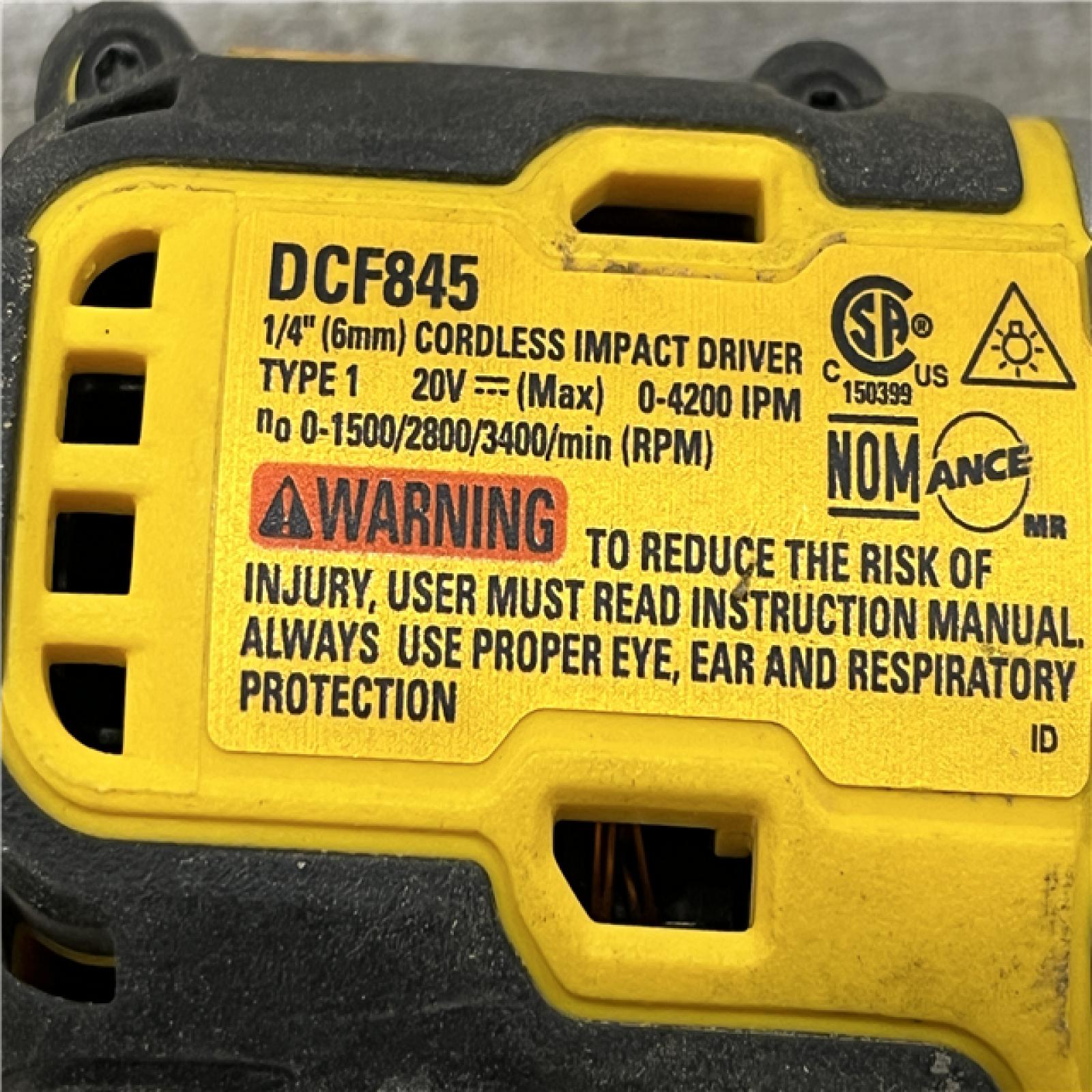 AS-IS DEWALT 20-Volt Maximum XR Cordless Brushless 1/4 in. 3-Speed Impact Driver (Tool-Only)