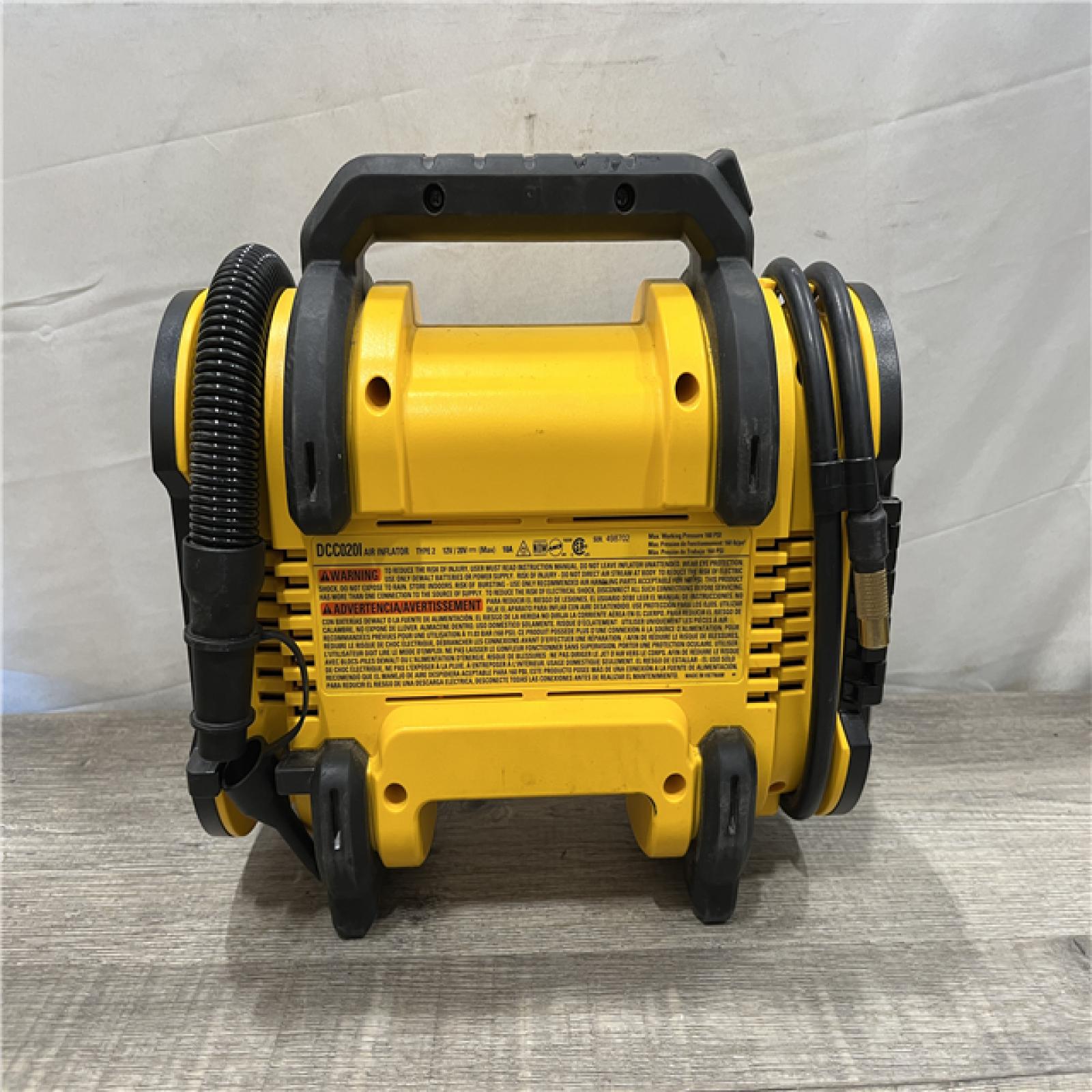 AS-IS DEWALT 20V MAX Cordless Electric Portable Inflator (Tool Only)
