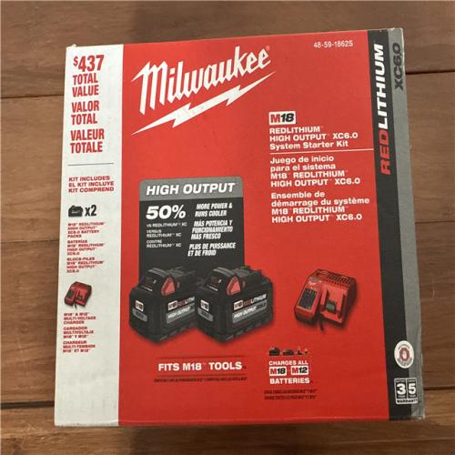 California NEW Milwaukee Red Lithium Starter Kit  includes (2) Batteries & Charger