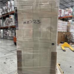 DALLAS LOCATION - Masonite 32 In. X 80 In. X 4-9/16 In. Primed 6-Panel Hollow Core Single Prehung Interior Door Right Hand PALLET-(6 UNITS)