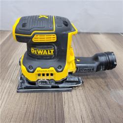 AS-IS DEWALT 20-Volt MAX Cordless Brushless 1/4 Sheet Sander (Tool-Only)