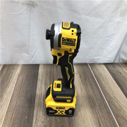 AS-IS DEWALT ATOMIC 20V MAX Lithium-Ion Cordless 1/4 in. Brushless Impact Driver Kit