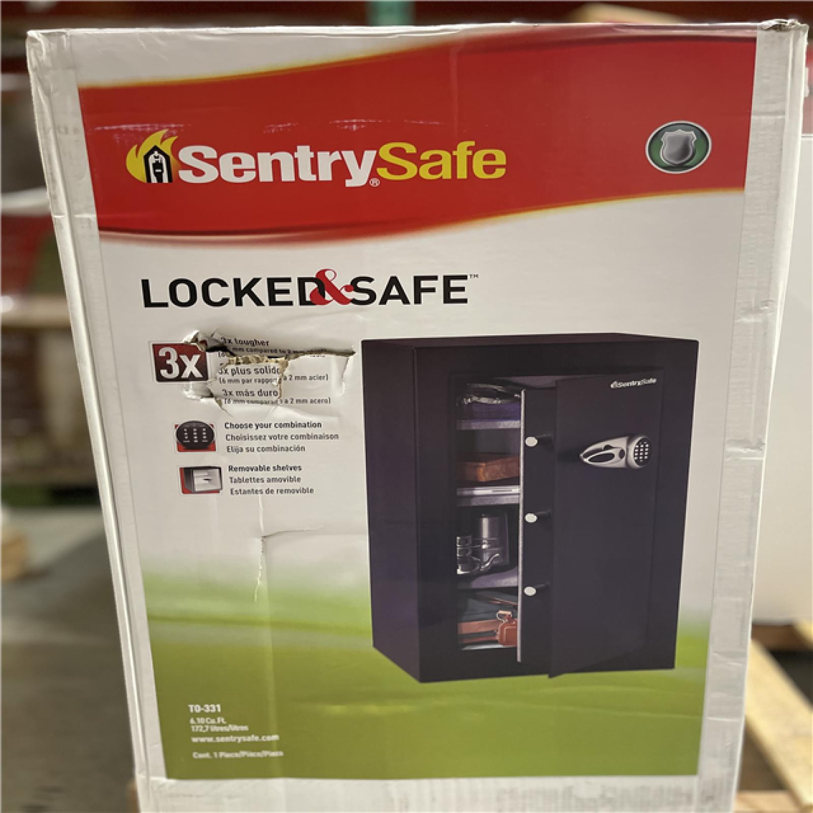 DALLAS LOCATION - AS IS SentrySafe 6.0 cu. ft. Safe Box with Digital Lock and Shelves