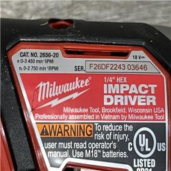 AS-IS Milwaukee 18V Lithium-Ion Cordless Drill Driver/Impact Driver Combo Kit