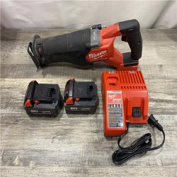 AS-IS Milwaukee FUEL 18V Lithium-Ion Brushless Cordless SAWZALL Reciprocating Saw Kit