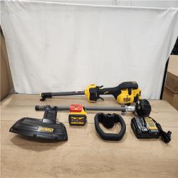 AS-IS- DEWALT FLEXVOLT 60V MAX 17 in. Cordless Battery Powered Attachment Capable Trimmer Kit