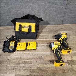 HOUSTON LOCATION - AS-IS DEWALT 2 TOOL COMBO KIT W/ (2) BATTERY & CHARGER