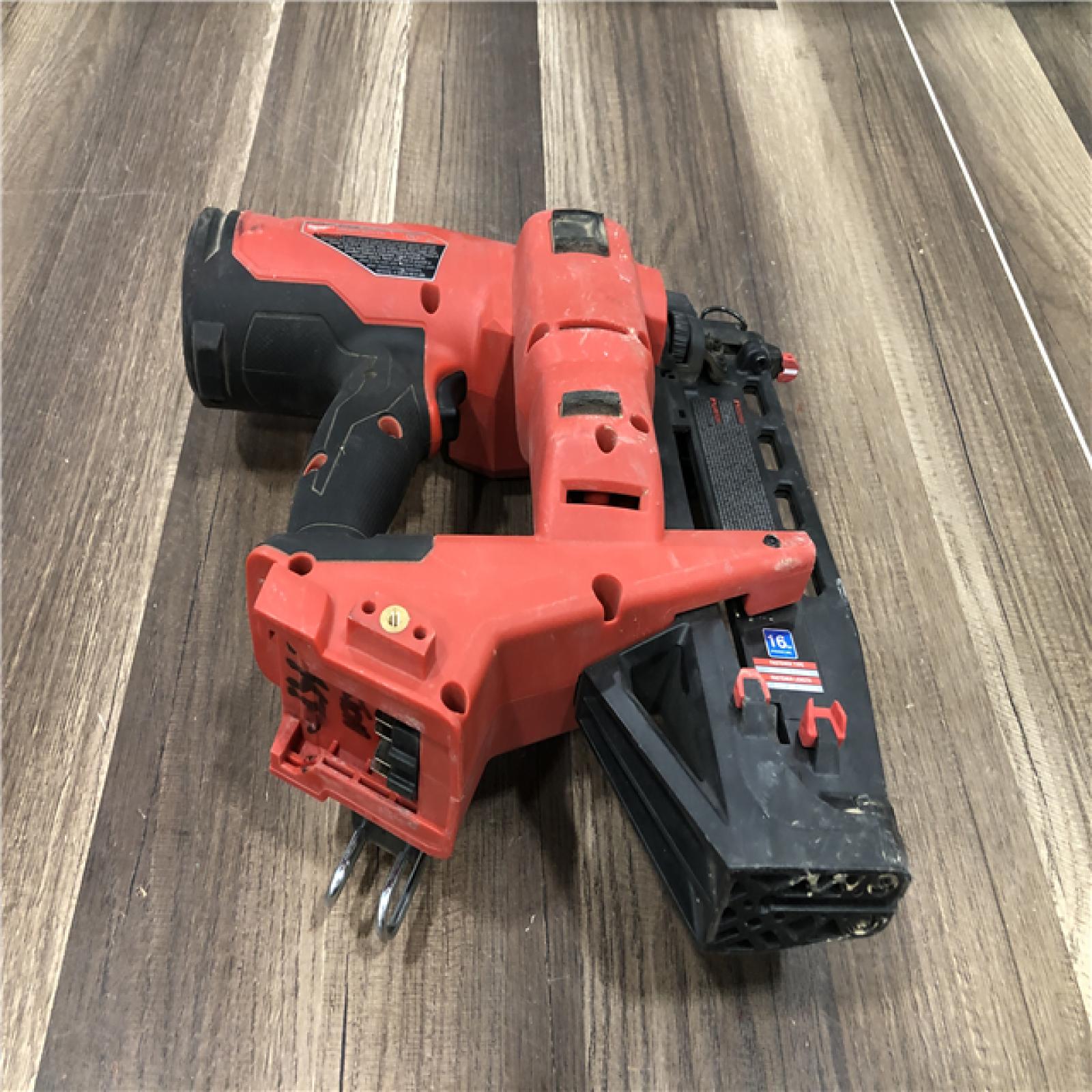 AS-IS Milwaukee FUEL 18-Volt Lithium-Ion Brushless Cordless Gen ll 16-Gauge Straight Finish Nailer (Tool Only)