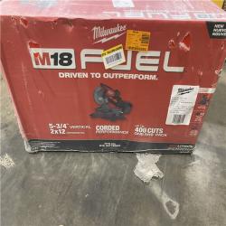 NEW- M18 FUEL 18V 10 in. Lithium-Ion Brushless Cordless Dual Bevel Sliding Compound Miter Saw Kit with One 8.0 Ah Battery