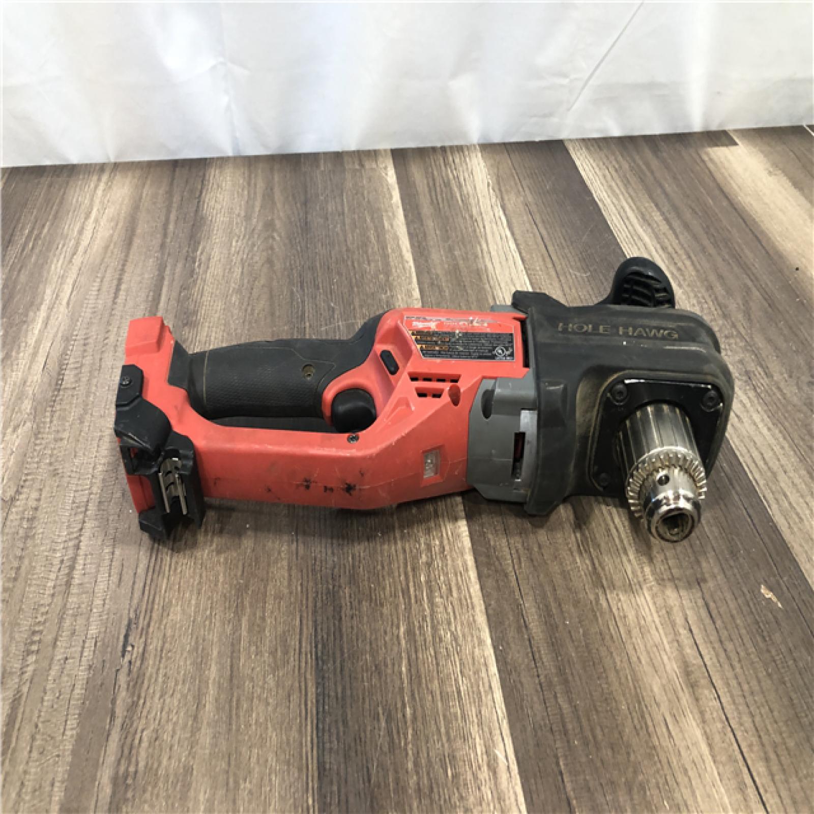 AS-IS Milwaukee FUEL GEN II 18V Lithium-Ion Brushless Cordless 1/2 in. Hole Hawg Right Angle Drill (Tool-Only)