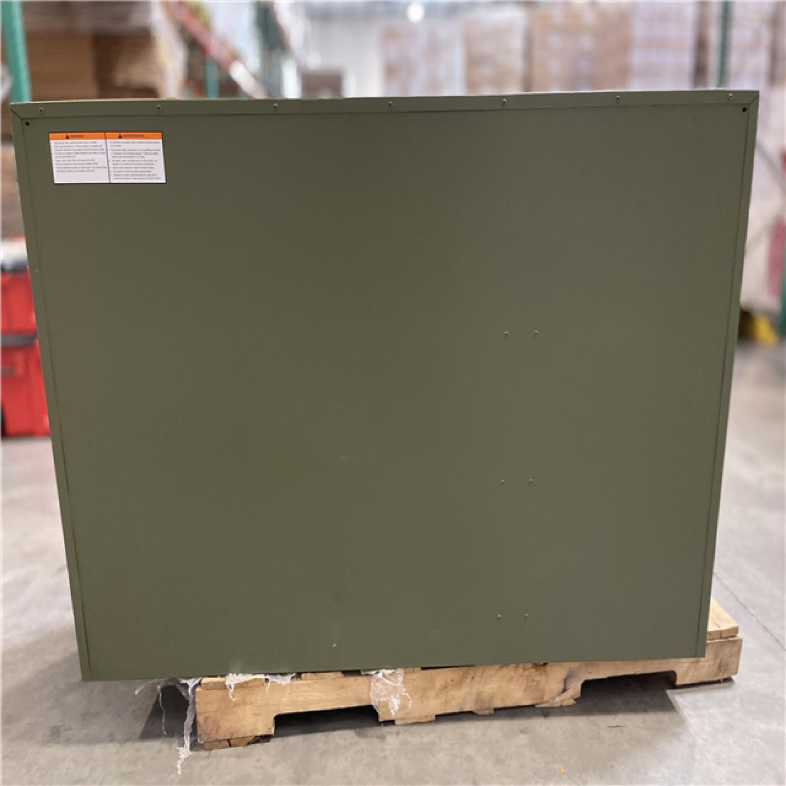 DALLAS LOCATION- AS-IS HUSKY MATTE ARMY GREEN 9-DRAWER ROLLER CABINET