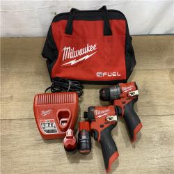 Milwaukee 2497-22 M12 Hammer Drill and Impact Combo