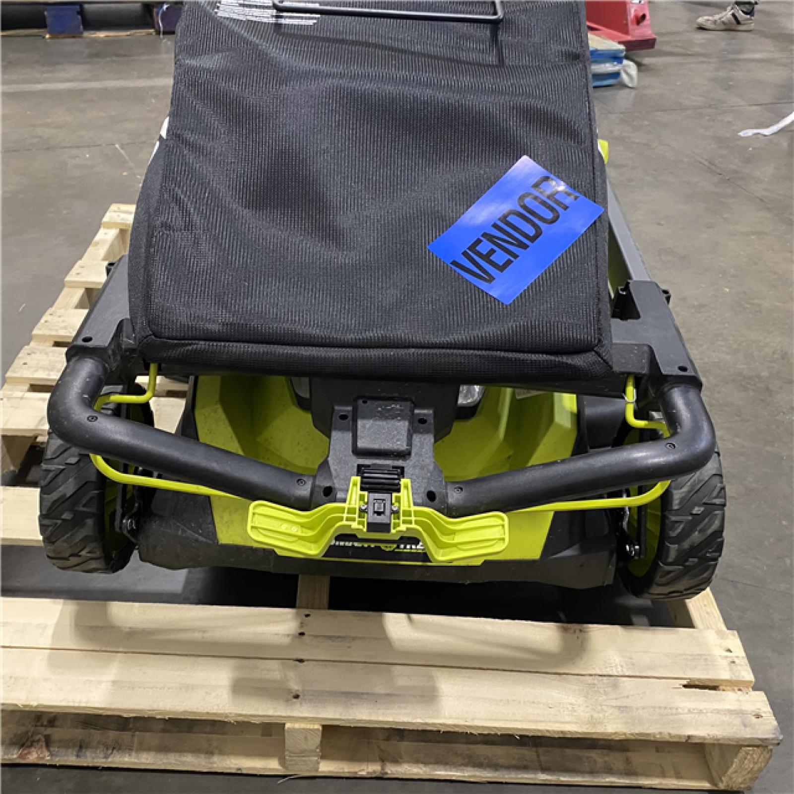 Dallas Location - As-Is RYOBI 80V HP Brushless Battery Cordless Electric 30 in.Lawn Mower with Battery and Charger