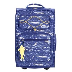 DALLAS LOCATION -BULLSEYE Crckt Kids' Softside Carry On Suitcase - Blue Shark PALLET - (28 UNITS)