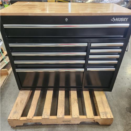 Phoenix NEW Husky Modular Tool Storage 52 in. W x 20 in. D Standard Duty Black Mobile Workbench Cabinet