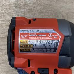 AS-IS Milwaukee FUEL 18V Lithium-Ion Brushless Cordless 1/4 in. Hex Impact Driver (Tool-Only)