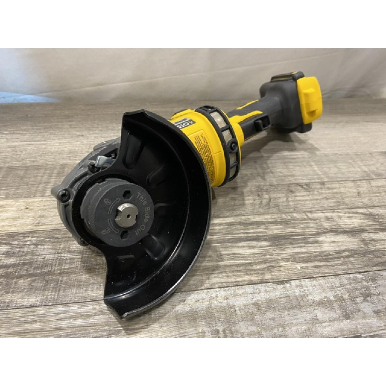 AS-IS DEWALT FLEXVOLT 60V MAX Cordless Brushless 4.5 in. to 6 in. Small Angle Grinder with Kickback Brake (Tool Only)