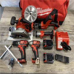 AS-IS Milwaukee 18V Lithium-Ion Cordless Combo Kit