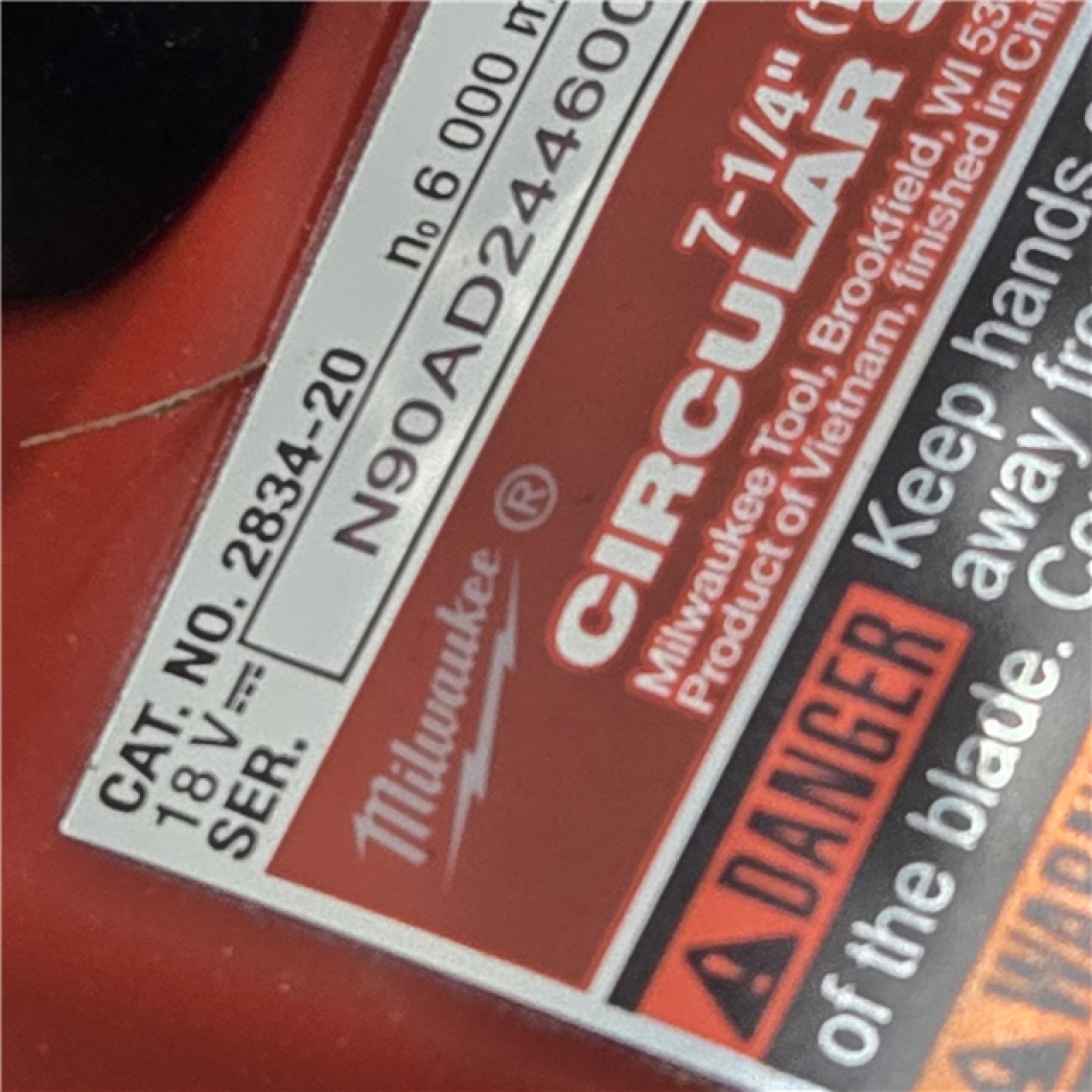 AS-IS Milwaukee M18 FUEL 7-1/4 Inch Circular Saw (Bare Tool)