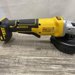 AS-IS DEWALT 20V MAX Cordless Brushless 4-1/2 in. Angle Grinder with Paddle Switch (Tool Only)