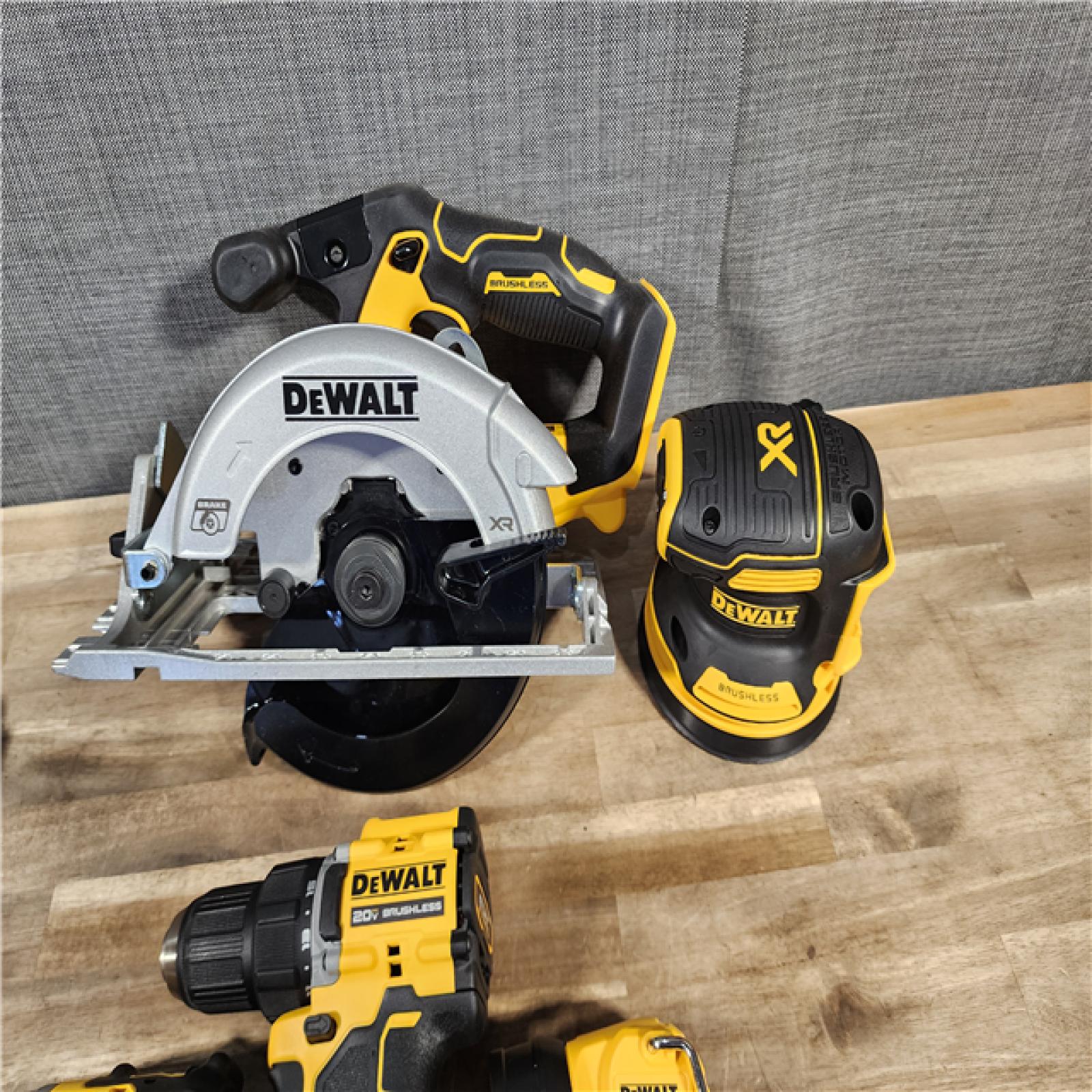 HOUSTON LOCATION - AS-IS DEWALT 20-Volt MAX Lithium-Ion Cordless 5-Tool Combo Kit with 2.0 Ah Battery, 5.0 Ah Battery and Charger