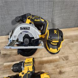 HOUSTON LOCATION - AS-IS DEWALT 20-Volt MAX Lithium-Ion Cordless 5-Tool Combo Kit with 2.0 Ah Battery, 5.0 Ah Battery and Charger
