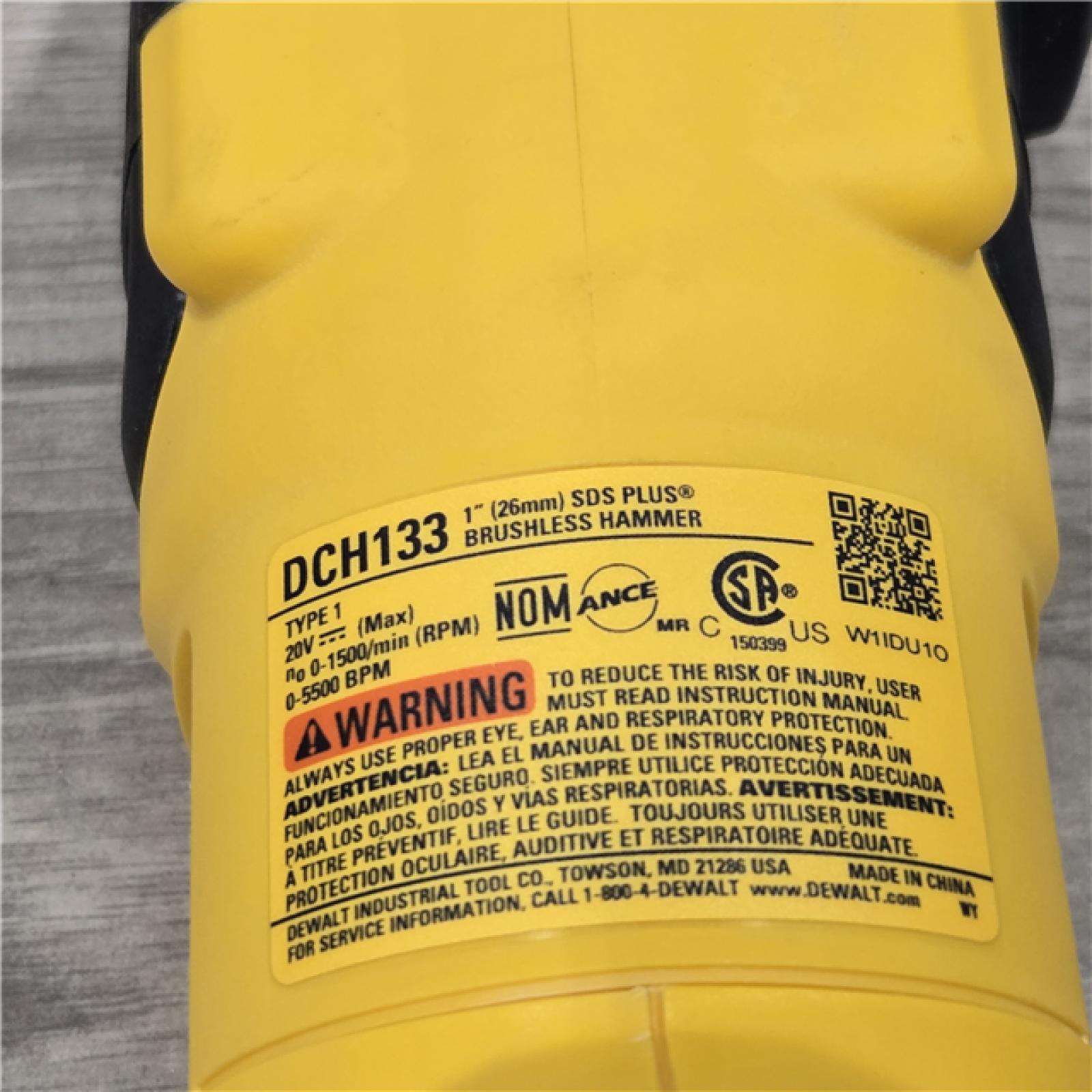 AS-IS DeWalt 20v MAX Cordless Rotary Hammer Drill (Tool-Only) DCH133