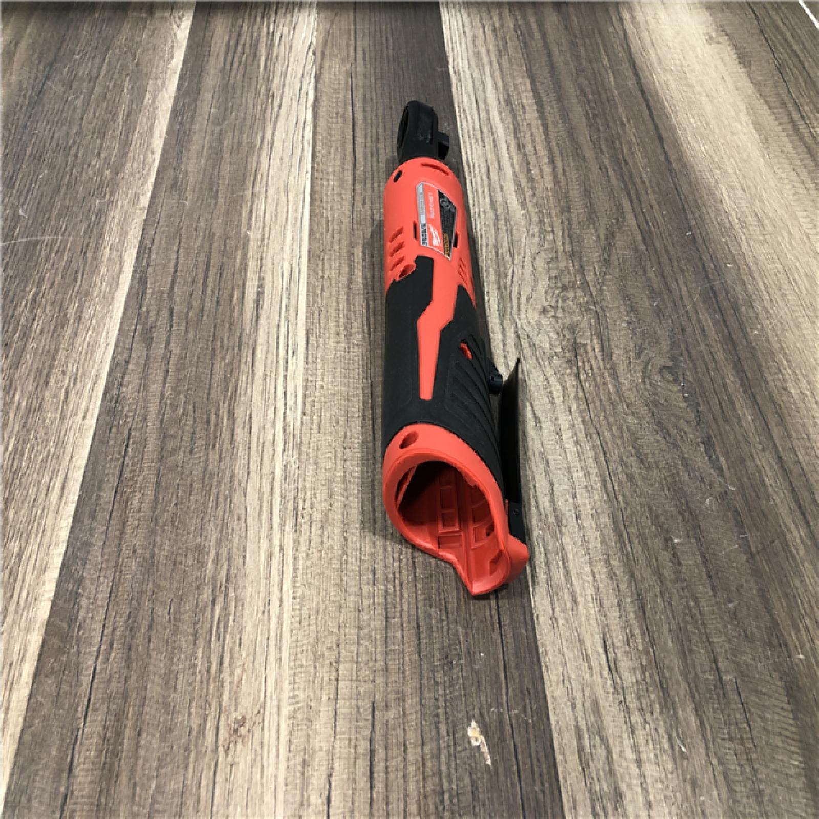 AS-IS Milwaukee M12 12V Lithium-Ion Cordless 3/8 in. Ratchet (Tool-Only)