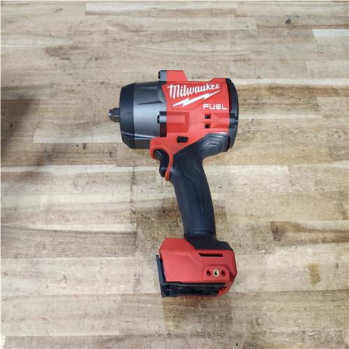 Houston Location AS-IS Milwaukee FUEL 18V Lithium-Ion Brushless Cordless 1/2 in. Impact Wrench with Friction Ring (Tool-Only)