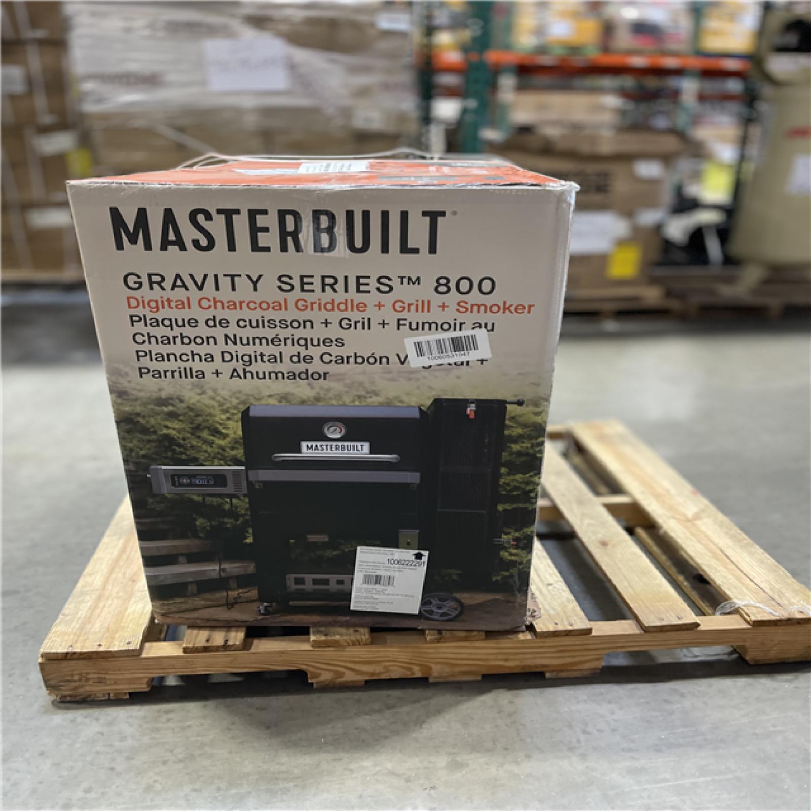 DALLAS LOCATION- NEW!- Masterbuilt Gravity Series 800 Digital WiFi Charcoal Grill  Griddle and Smoker in Black