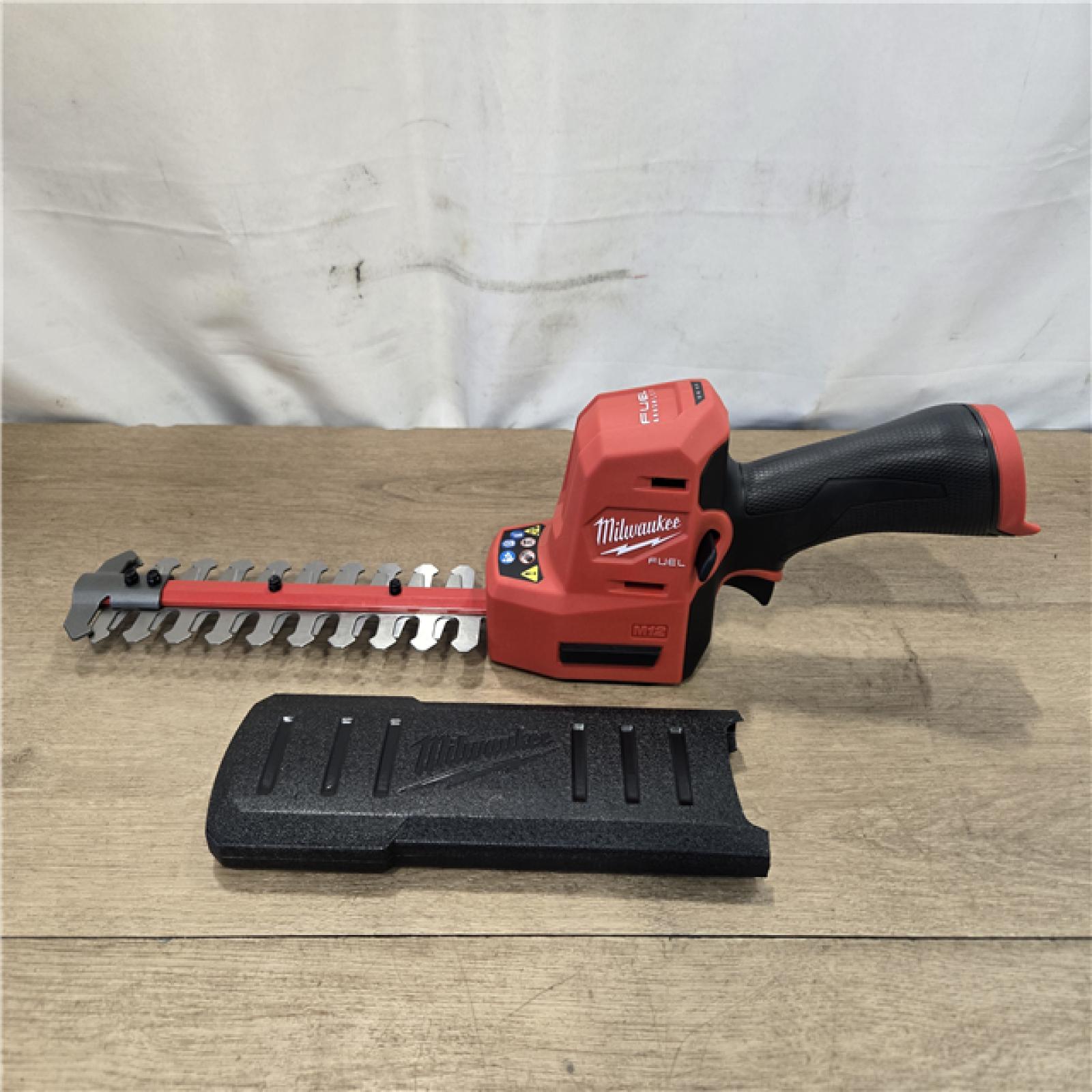 AS-IS Milwaukee FUEL 8 in. 12V Cordless Battery Hedge Trimmer (Tool-Only)