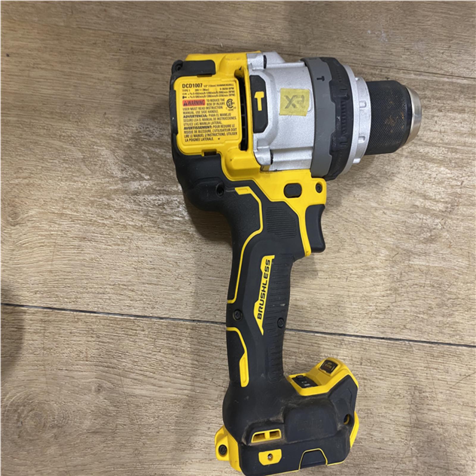 AS-IS DEWALT 20V MAX Brushless Cordless 1/2 3-Speed Hammer Drill (Tool-Only)