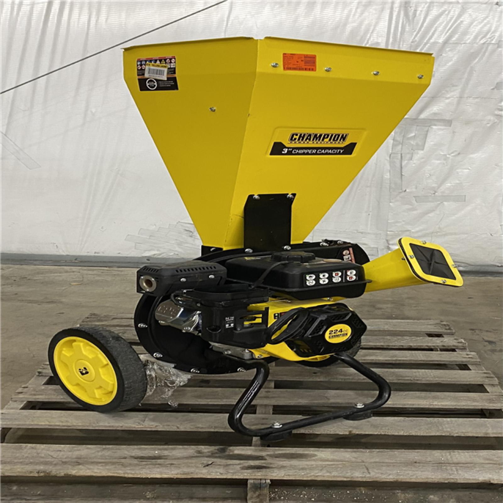 Houston Location AS IS -  Champion 3 Chipper Capacity