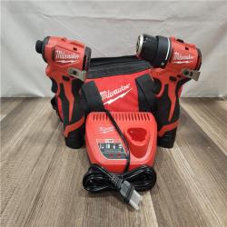 AS-IS- Milwaukee M12 Cordless Brushless 2 Tool Combo Kit