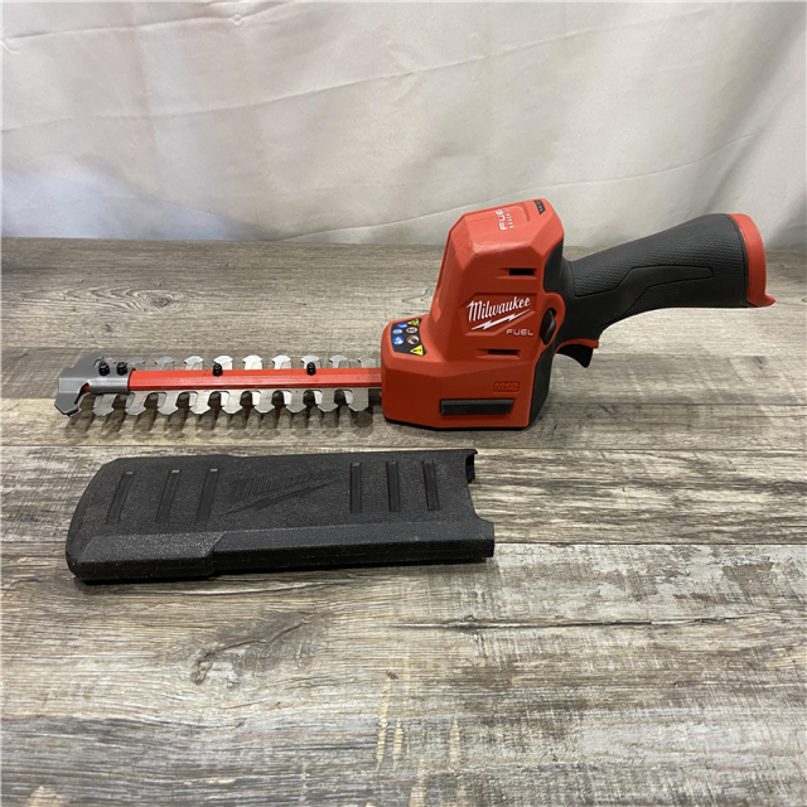 AS-IS Milwaukee FUEL 8 in. 12V Lithium-Ion Brushless Cordless Battery Hedge Trimmer (Tool-Only)